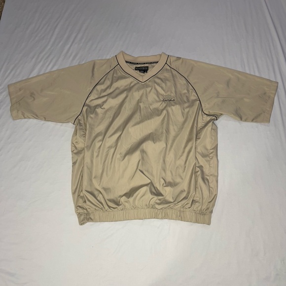 FootJoy Other - FootJoy Men's Short Sleeve Wind Rain Shirt Jacket Golf‎ Windbreaker Tan Men’s XL